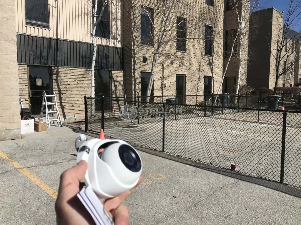 Daycare security camera installation