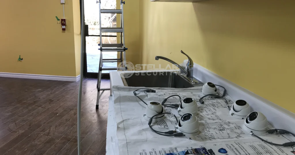 Daycare security camera installation
