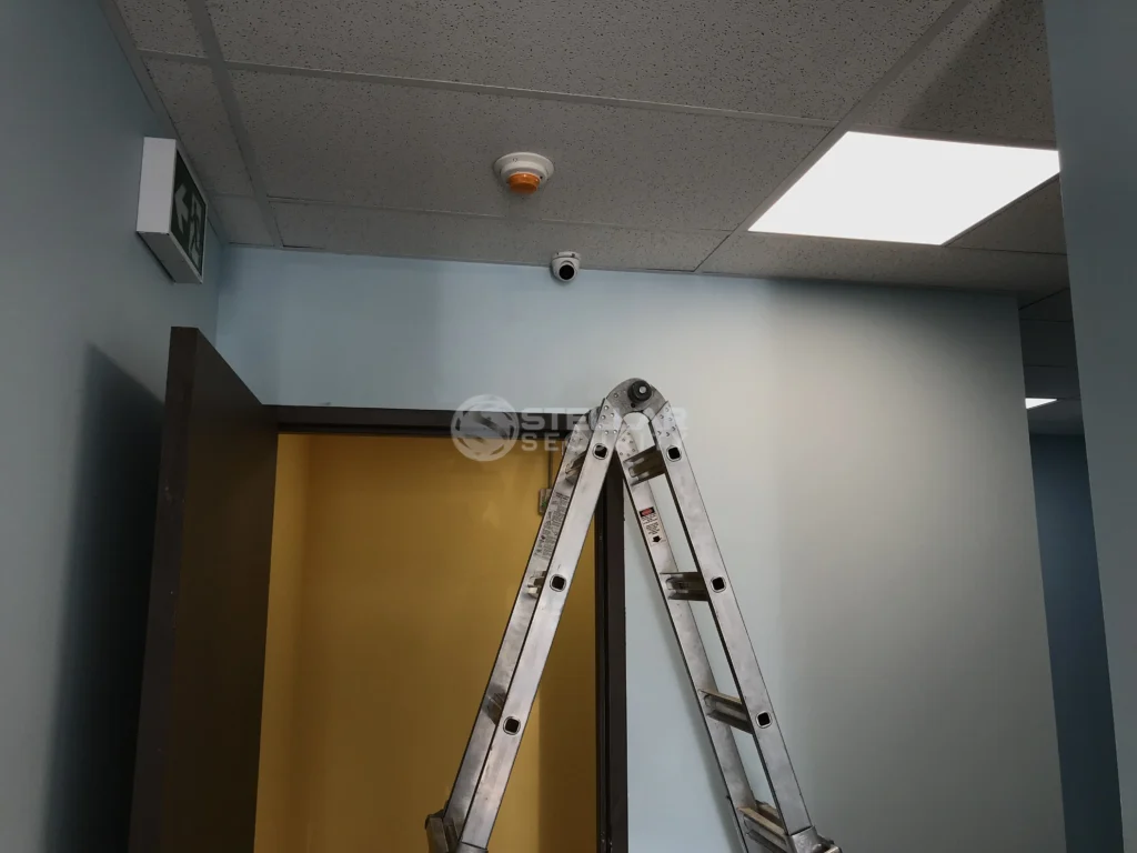 Daycare security camera installation